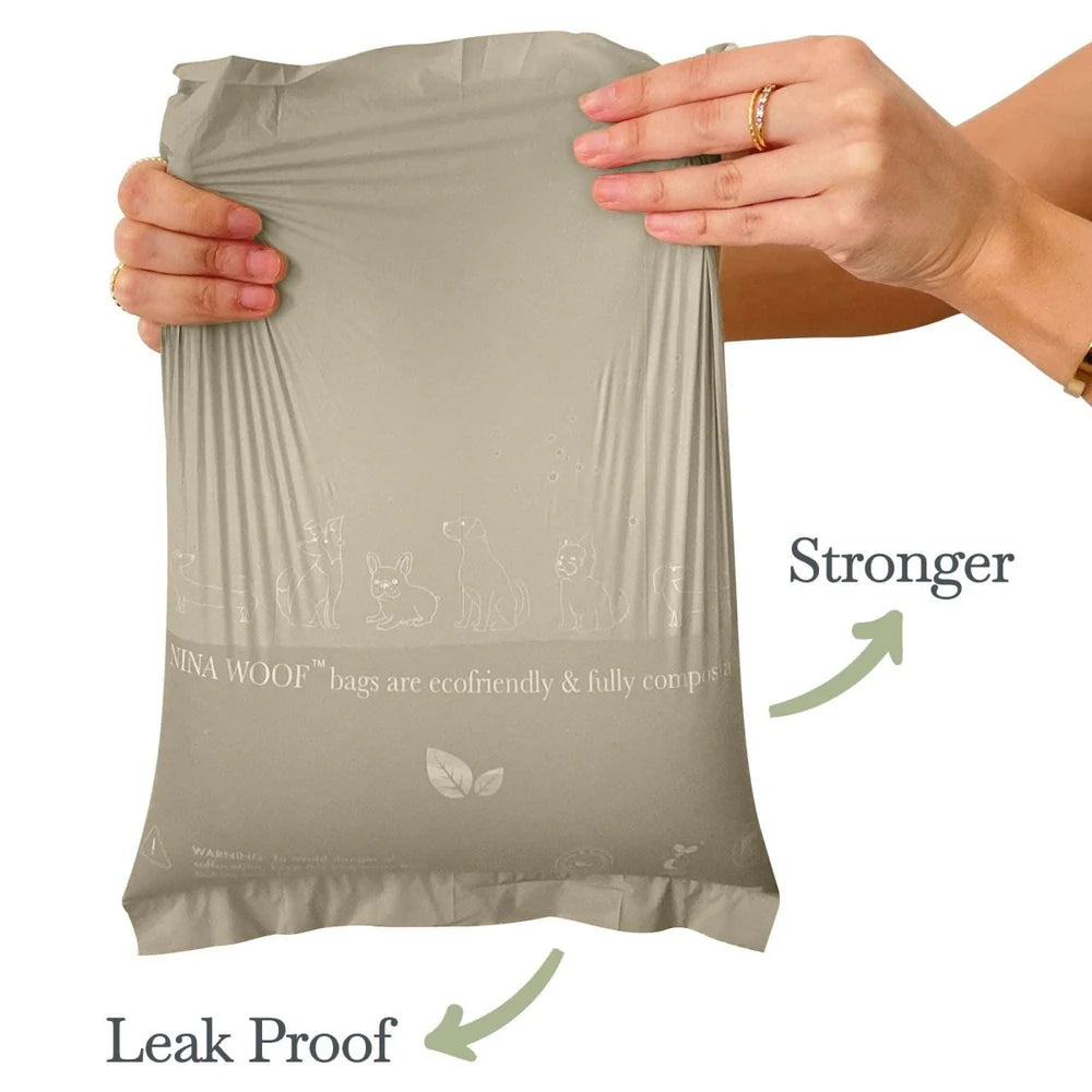 Waste Bags - 60 bags (4 rolls) - Biodegradable and Compostable
